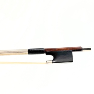 Silver mounted English violin bow by JAS Tubbs