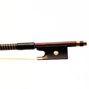 Gold mounted German violin bow by Albert Nurnberger circa 1960