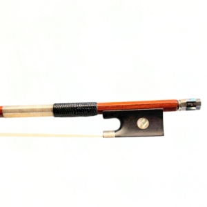 1/2 & 3/4 silver mounted pernambuco violin bow